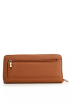 Guess Laurel Large Zip Around - Cognac