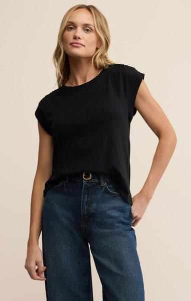 Z Supply Whisper Top - Black