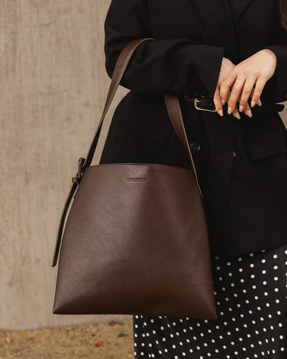 Louenhide Payton Shoulder Bag - Chocolate