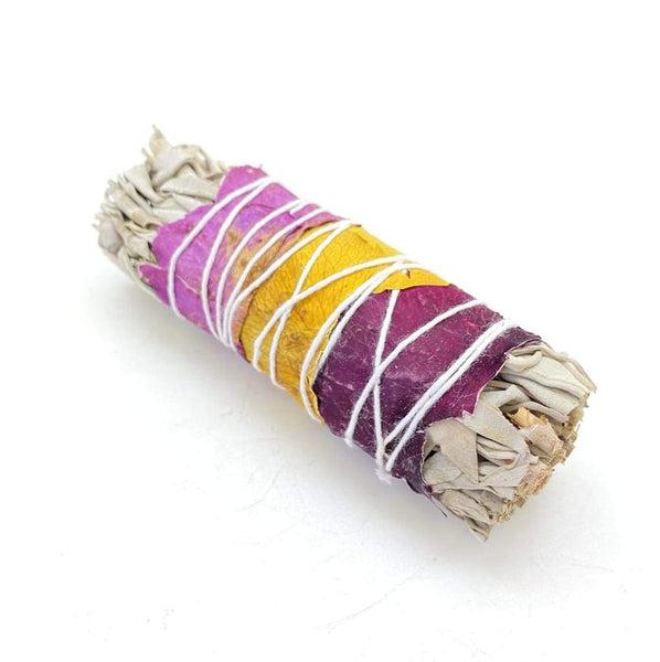 Essence of Life Organics Smudge - Rose Petals & White Sage