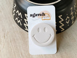 Agaveh Girl Happy Phone Grips - Ivory