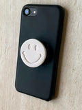 Agaveh Girl Happy Phone Grips - Ivory