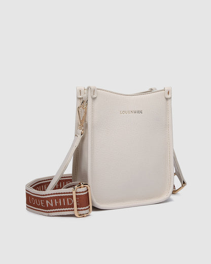 Louenhide Parker Logo Crossbody Bag - Vanilla