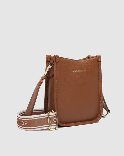 Louenhide Parker Logo Crossbody Bag - Tan