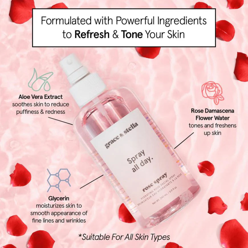 Grace & Stella Rose Toner Spray - 240ml