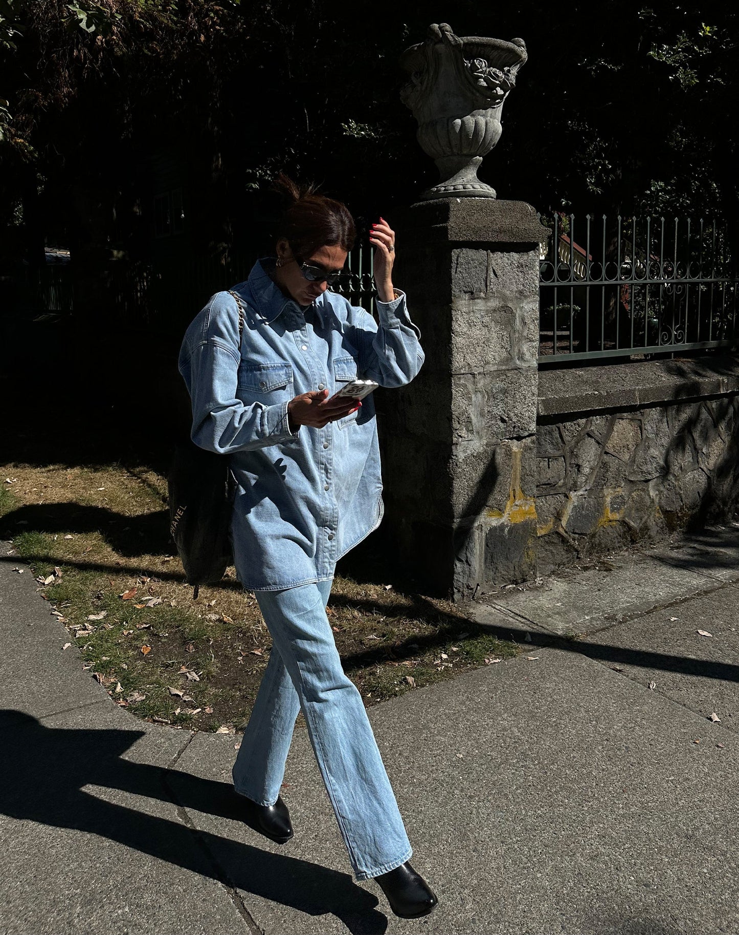 Brunette Shania Denim Jacket - Light Blue