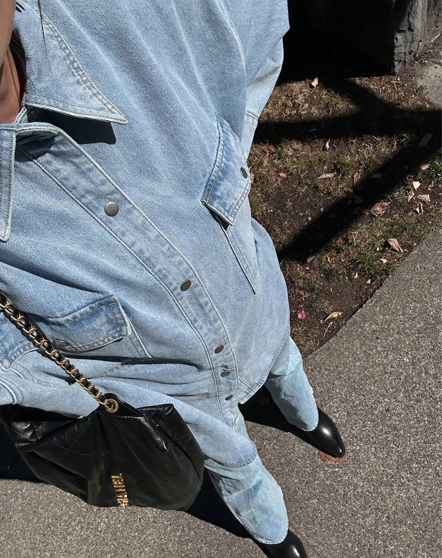 Brunette Shania Denim Jacket - Light Blue