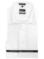 Sotto Sopra Adjusted Fit Easy Wear Dress Shirt - White