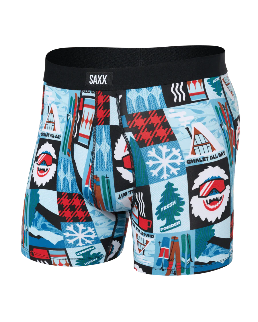 Saxx Boxers Daytripper BB Fly - Chalet All Day Blue