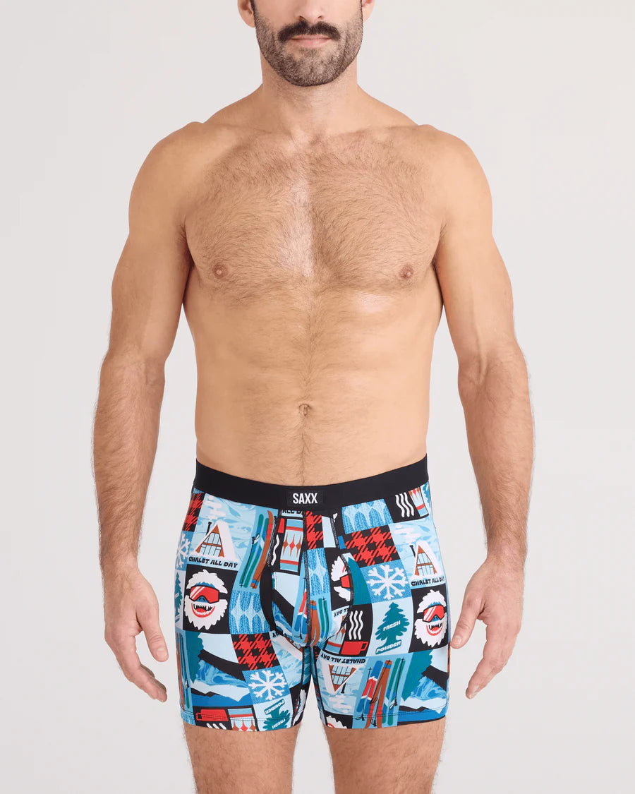 Saxx Boxers Daytripper BB Fly - Chalet All Day Blue