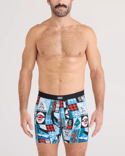 Saxx Boxers Daytripper BB Fly - Chalet All Day Blue