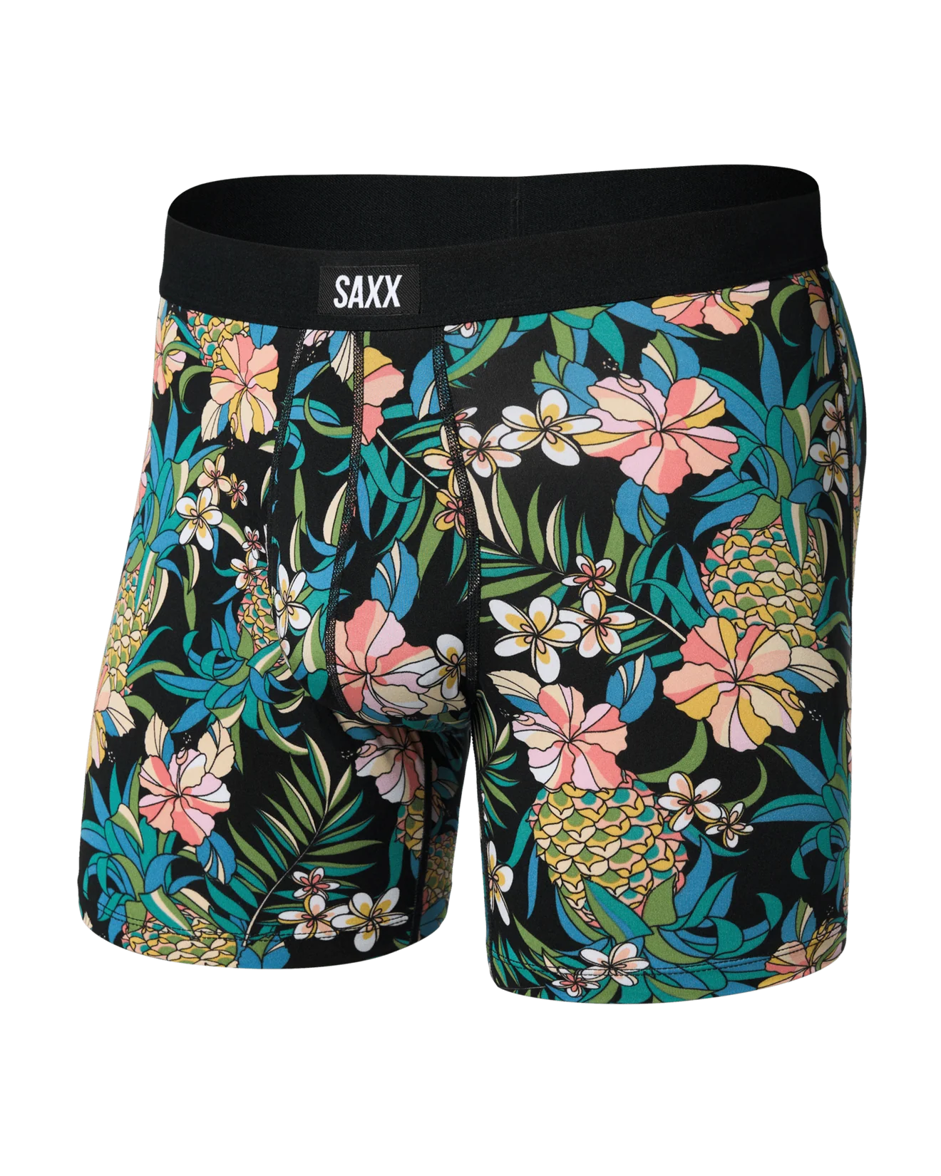 Saxx Daytripper Comfort Stretch Boxer Brief Fly - Pineapple Field
