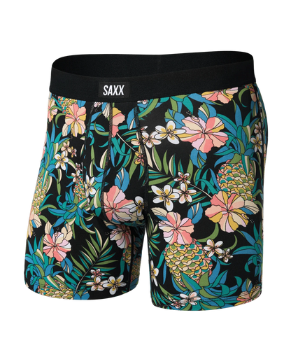 Saxx Daytripper Comfort Stretch Boxer Brief Fly - Pineapple Field