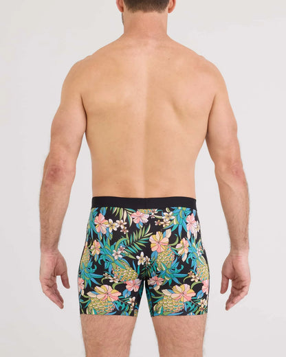 Saxx Daytripper Comfort Stretch Boxer Brief Fly - Pineapple Field