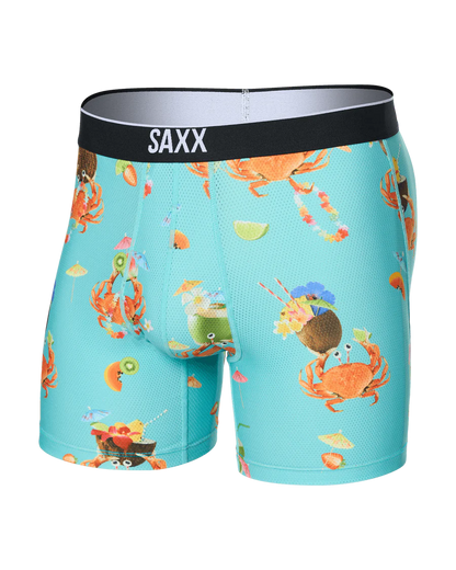 Saxx Volt Breathable Mesh Boxer Brief - Crab Cocktail