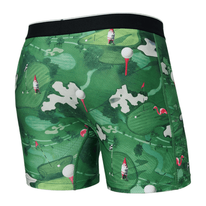 Saxx Volt Breath Mesh Boxers - Off Course Green