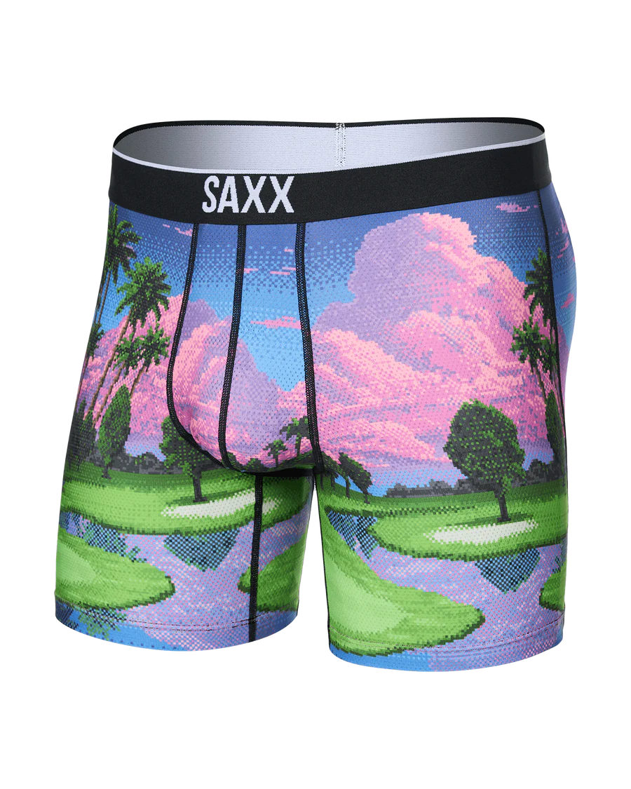 Saxx Volt Breathable Mesh Boxer Brief - Pixel Paradise