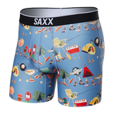 Saxx Volt Breath Mesh Boxers - Take A Hike Blue