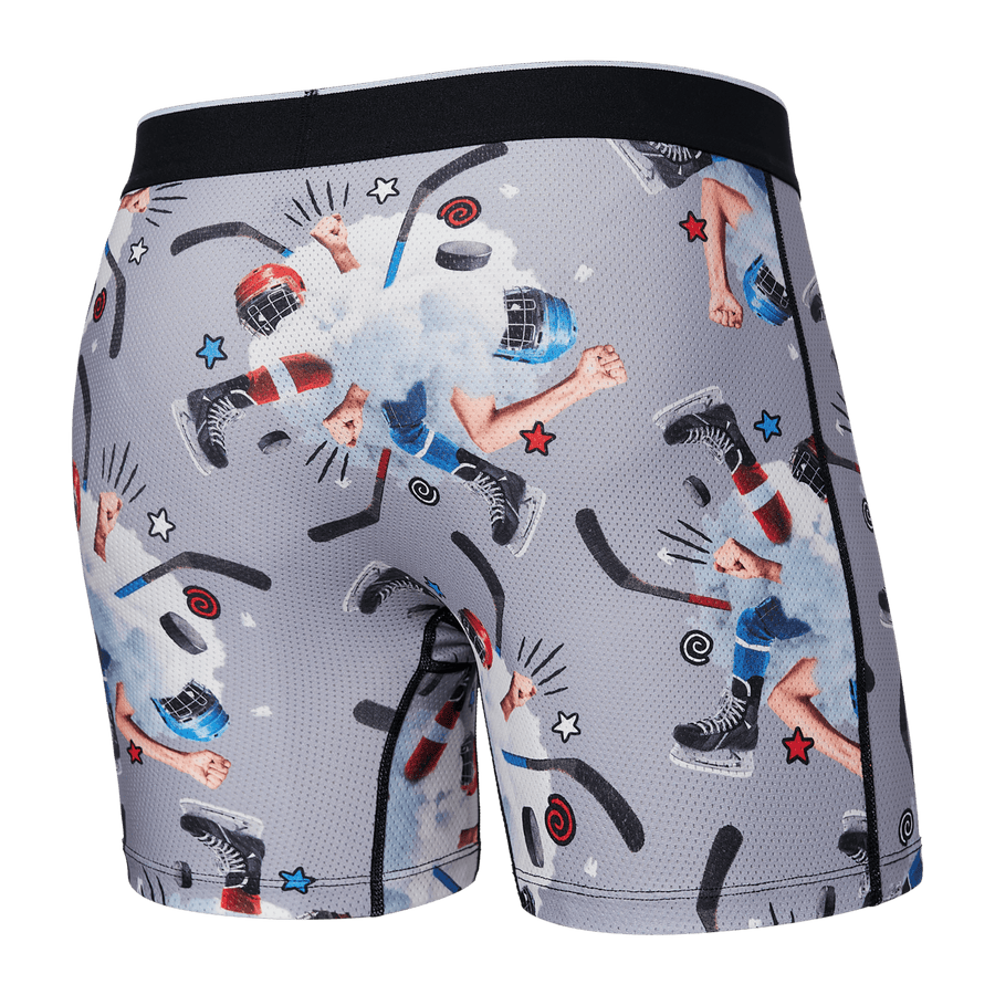 Saxx Volt Breath Mesh Boxers - Timeout Grey