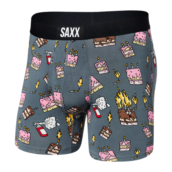 Saxx Boxers Ultra Soft BB Fly-Fired Up - Turbulence