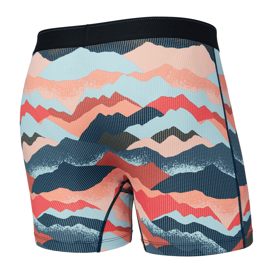 Saxx Quest Boxer Brief Fly - Mountain Abstract Multi