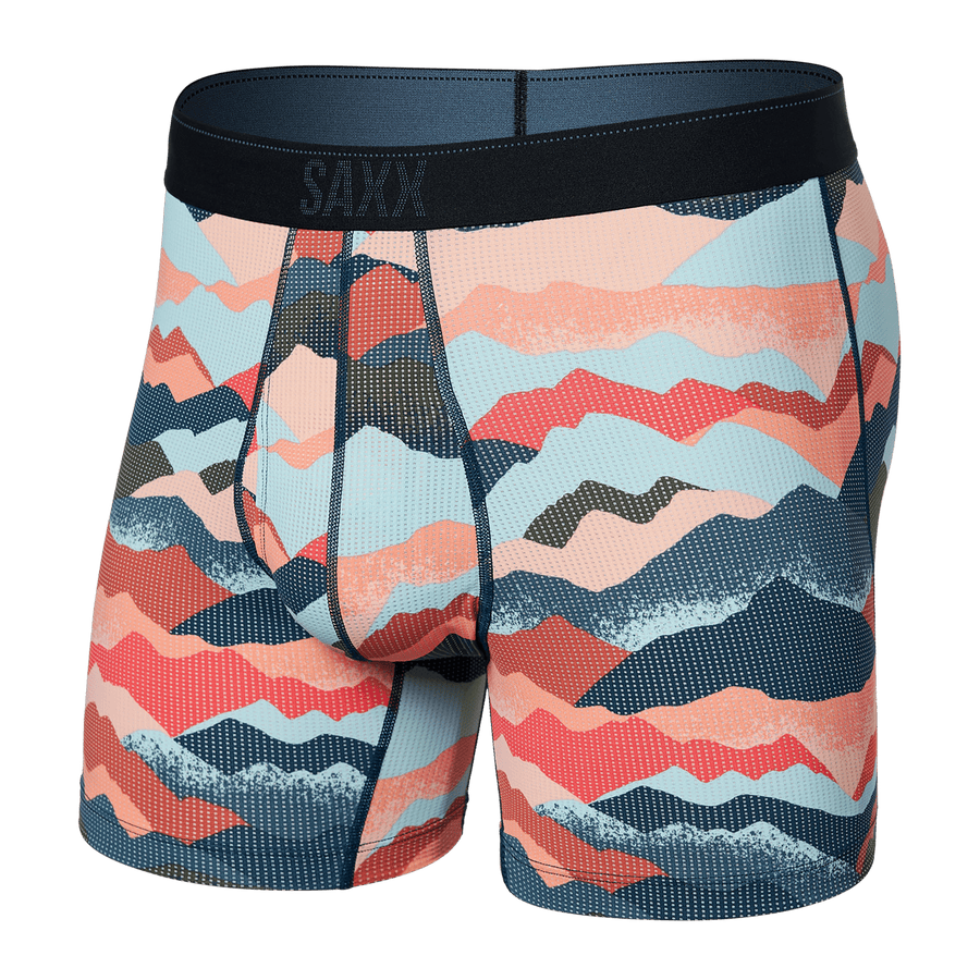 Saxx Quest Boxer Brief Fly - Mountain Abstract Multi