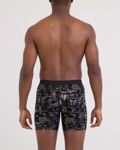 Saxx Multi-Sport Mesh Boxer Brief Fly - Night City & Black