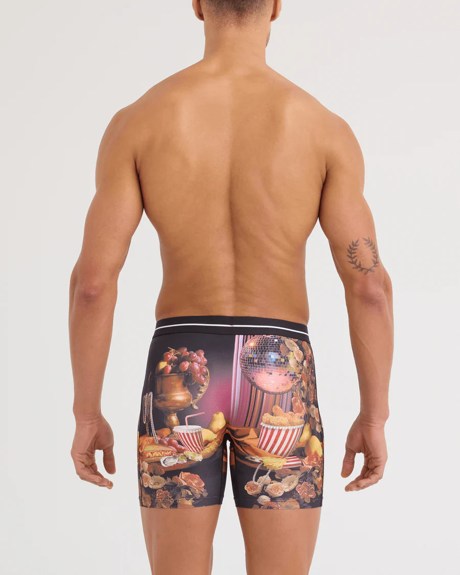 Saxx Underwear Volt Disco Fries - Maroon