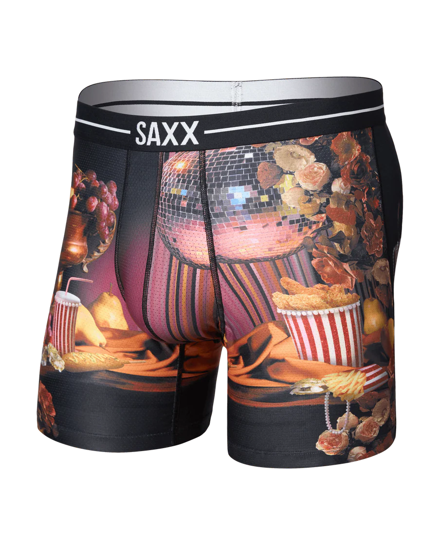Saxx Underwear Volt Disco Fries - Maroon