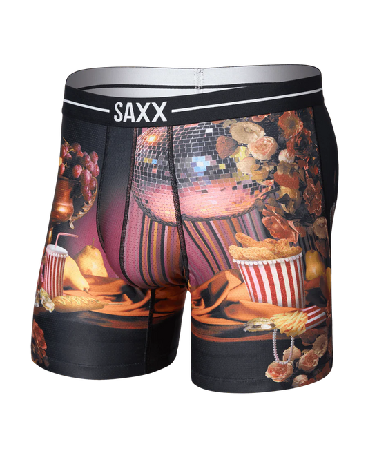 Saxx Underwear Volt Disco Fries - Maroon