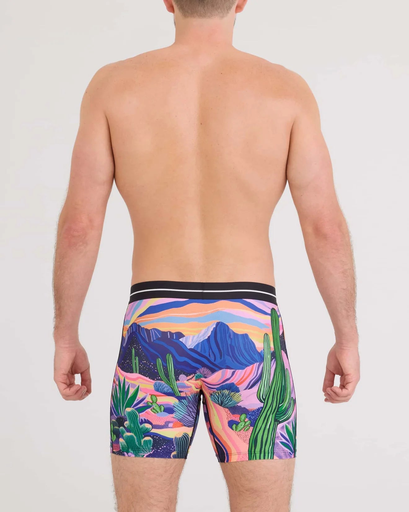 Saxx Volt Breathable Mesh Boxer Brief - Prickly Paradise Multi