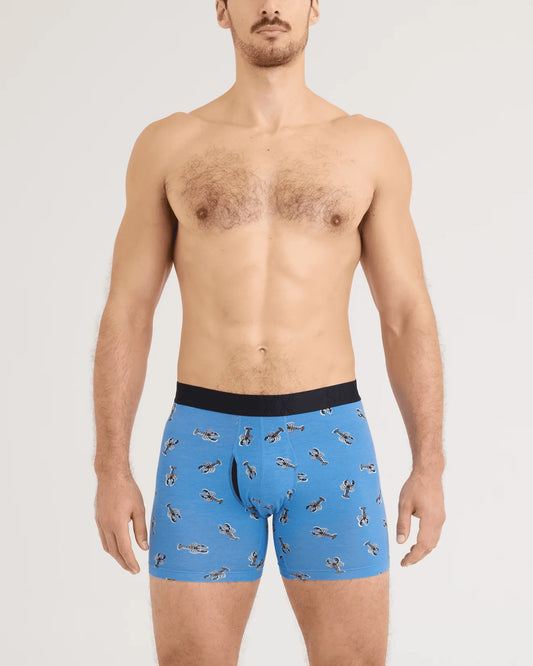 Saxx Underwear Droptemp 2PK - Lobster Boils & Black