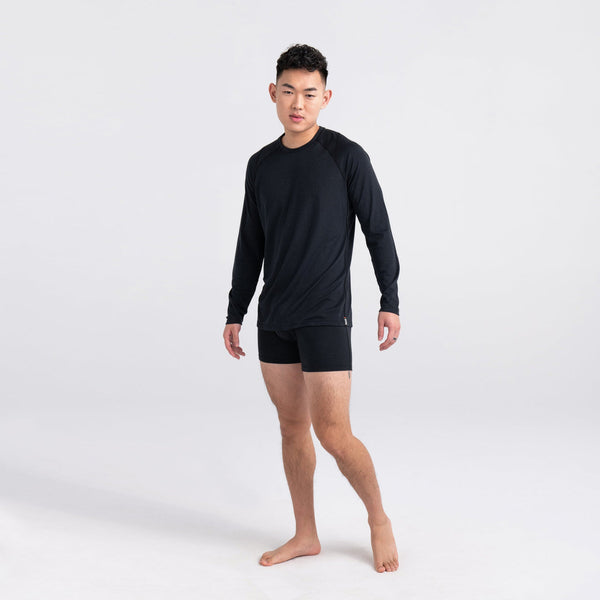 Saxx Roast Master Longsleeve Crew - Black