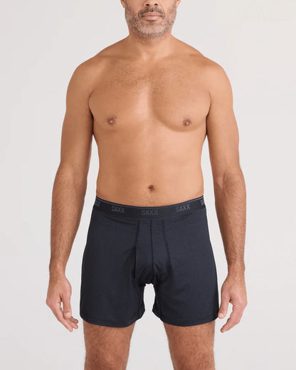 Saxx Boxers Fly QT Quick Dry Mesh LL Fly - Black