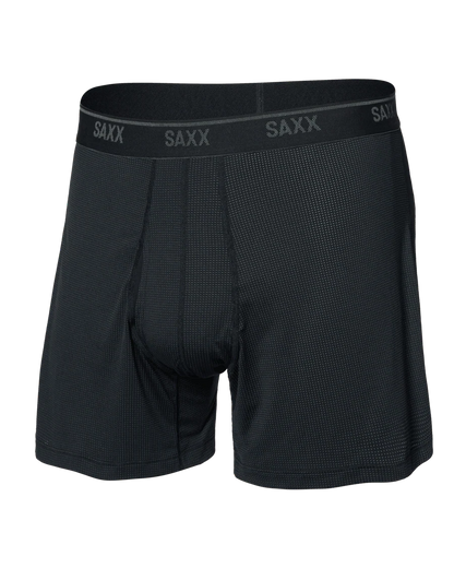 Saxx Boxers Fly QT Quick Dry Mesh LL Fly - Black