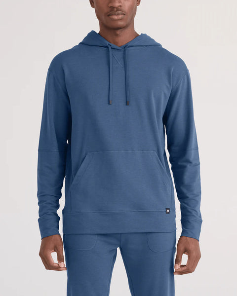 Saxx 3Six Five Hoodie - Washed Indigo