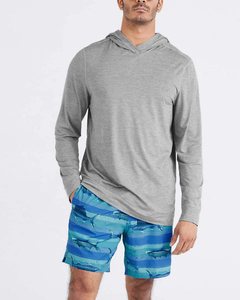 Saxx Droptemp All Day Cooling Hoodie - Tradewinds Heather