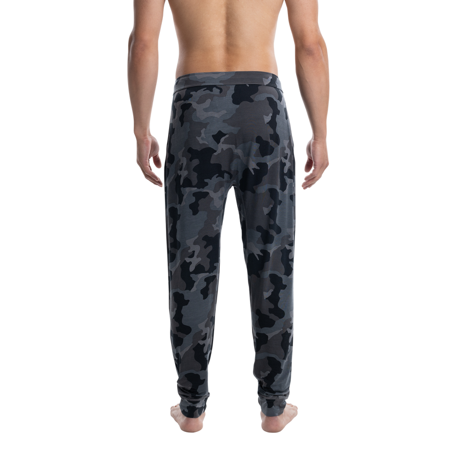 Saxx Snooze Pants Supersize - Camo Dark Charcoal