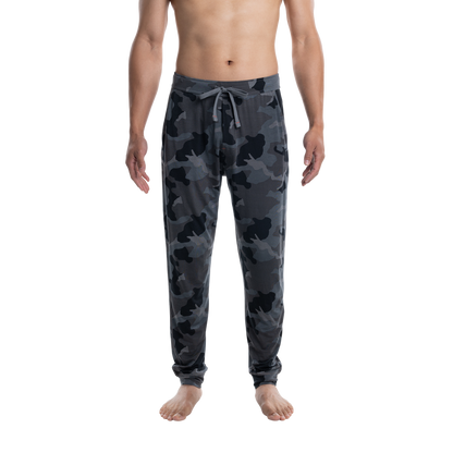 Saxx Snooze Pants Supersize - Camo Dark Charcoal