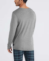 Saxx Snooze Longsleeve Tee - Dark Grey Heather