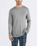 Saxx Snooze Longsleeve Tee - Dark Grey Heather