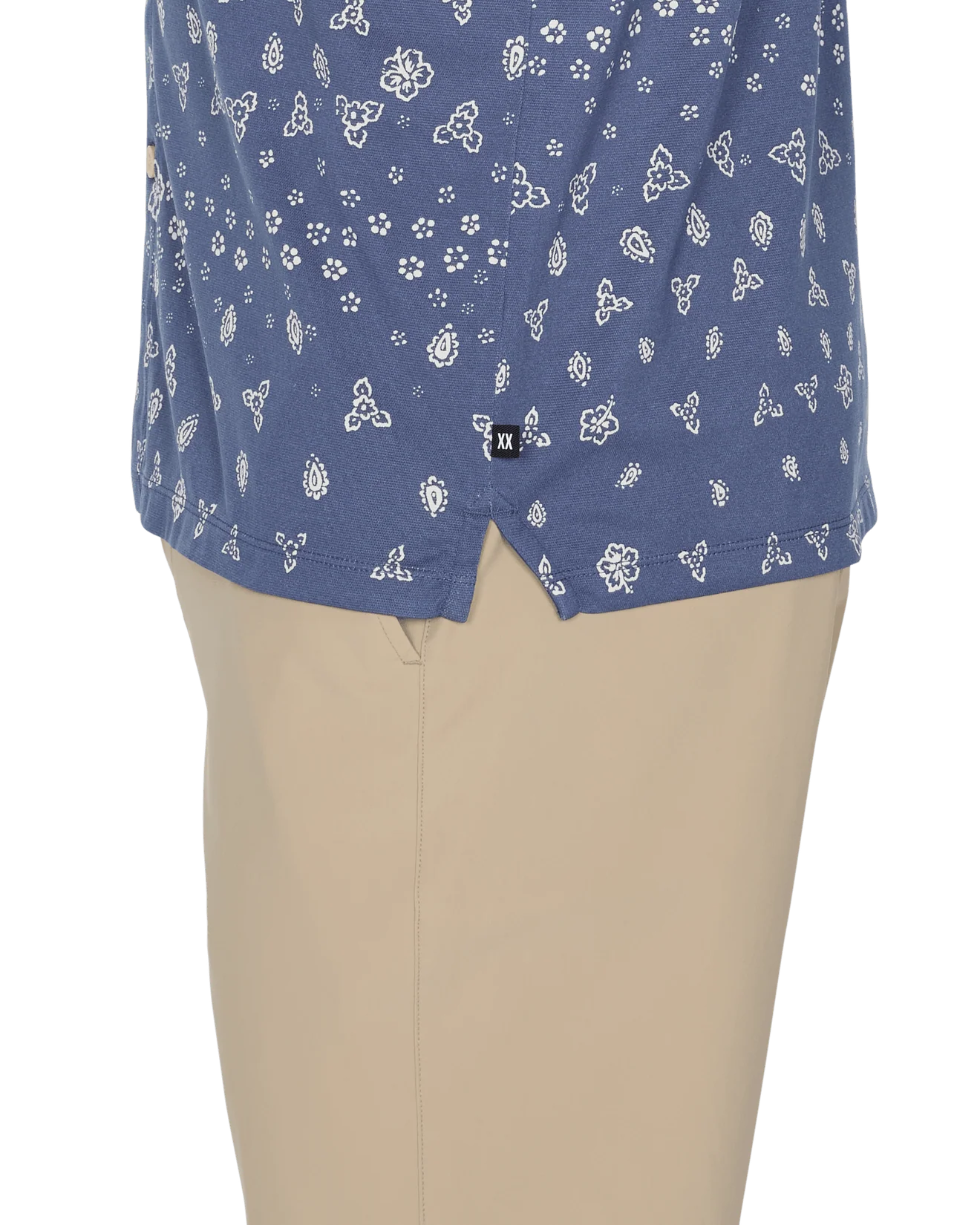 Saxx Droptemp Dry Resort Polo - Bandana Tropic & Indigo