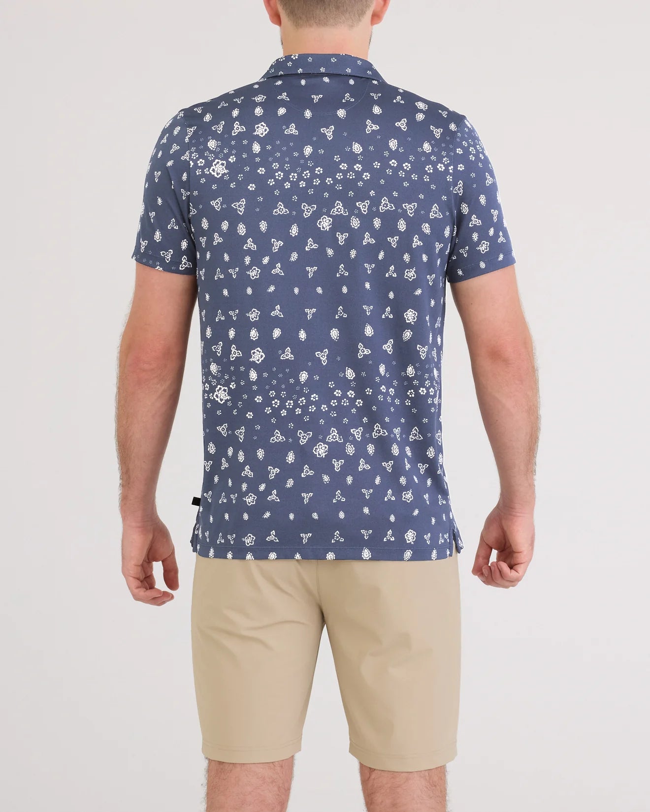 Saxx Droptemp Dry Resort Polo - Bandana Tropic & Indigo