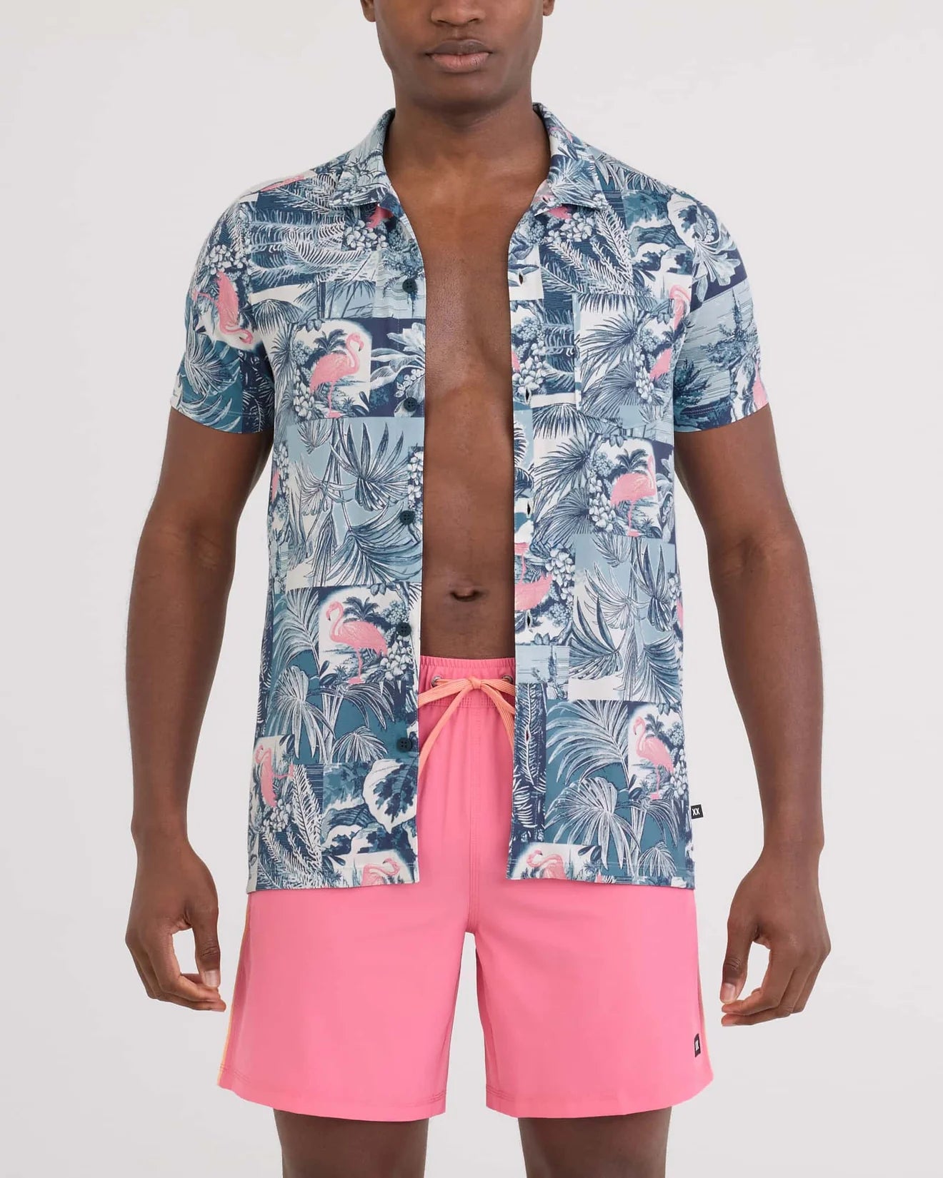 Saxx Droptemp Dry Resort Polo Botanique - Washed Indigo