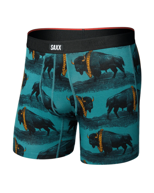 Saxx Underwear Vibe Bison Bling - Seascape