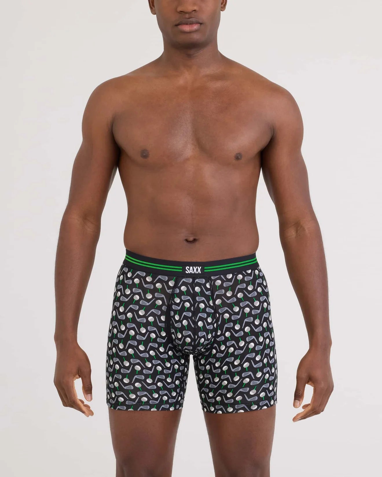 Saxx 2 Pack Vibe Xtra Soft Boxer Brief Fly - Back Nine & Black