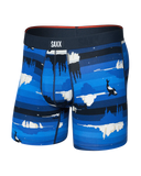 Saxx Boxers Blue Vibe Xtra BB Fly - Iceberg Stripe Blue