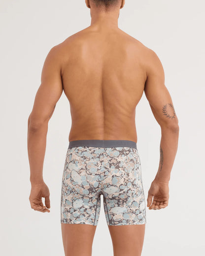 Saxx Underwear Vibe Marble Camo - Clay Blue