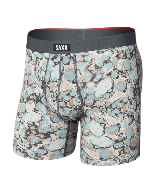 Saxx Underwear Vibe Marble Camo - Clay Blue