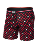 Saxx Vibe Xrta Soft Comfort Boxer Brief Fly - Maple Leaf - Black